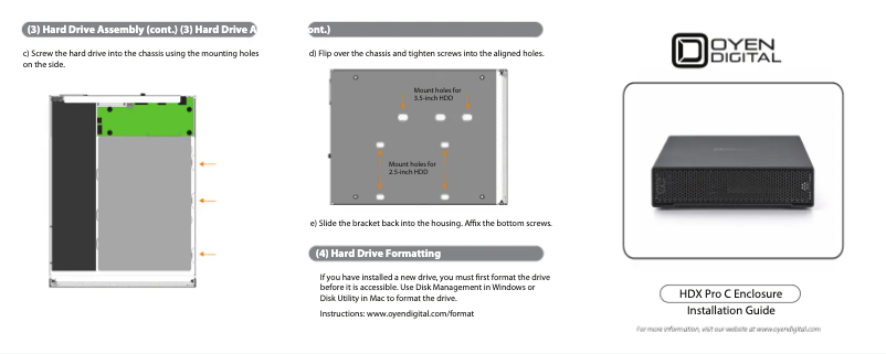 Image de la première page du manuel de l'appareil HDX Pro C