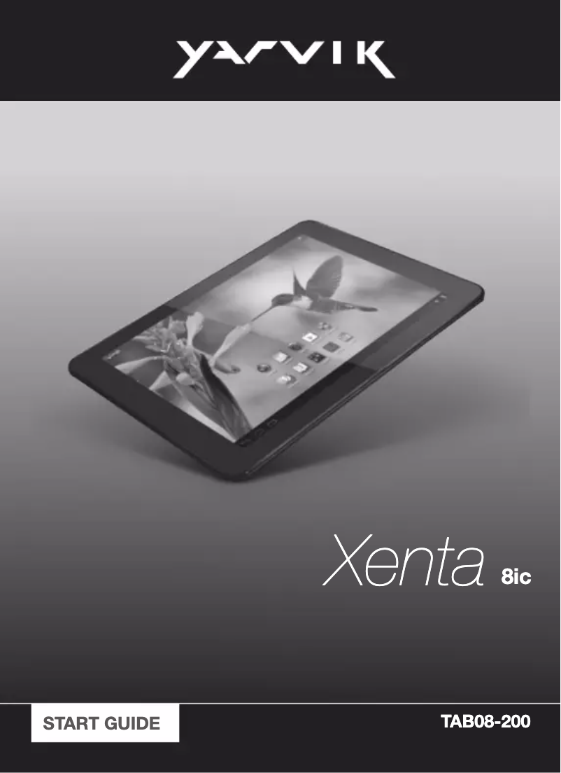 Image de la première page du manuel de l'appareil Xenta 8ic