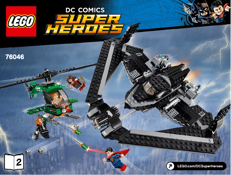 Página 1 del manual Manual de usuario Lego DC Comics Super Heroes 76046