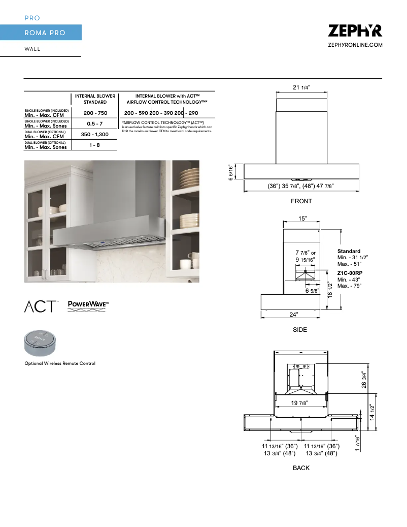 Image de la première page du manuel de l'appareil Siena Pro ZSP-E48BS