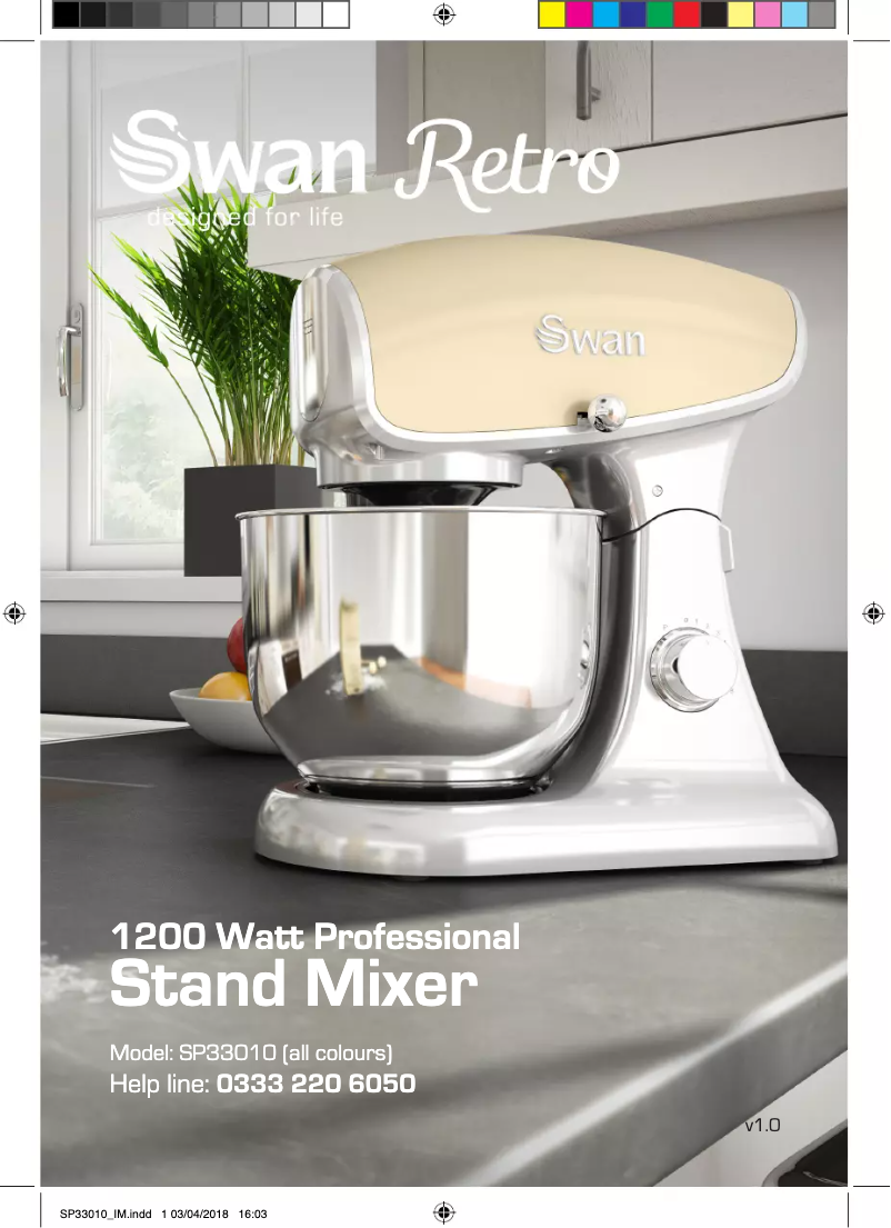 Page n°1 - Manuel utilisateur Swan SP33010GRN