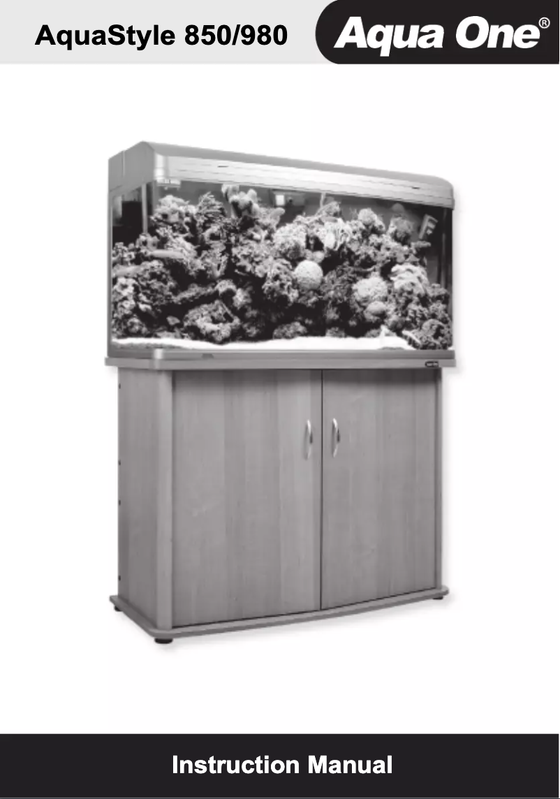 Image de la première page du manuel de l'appareil AquaStyle 850