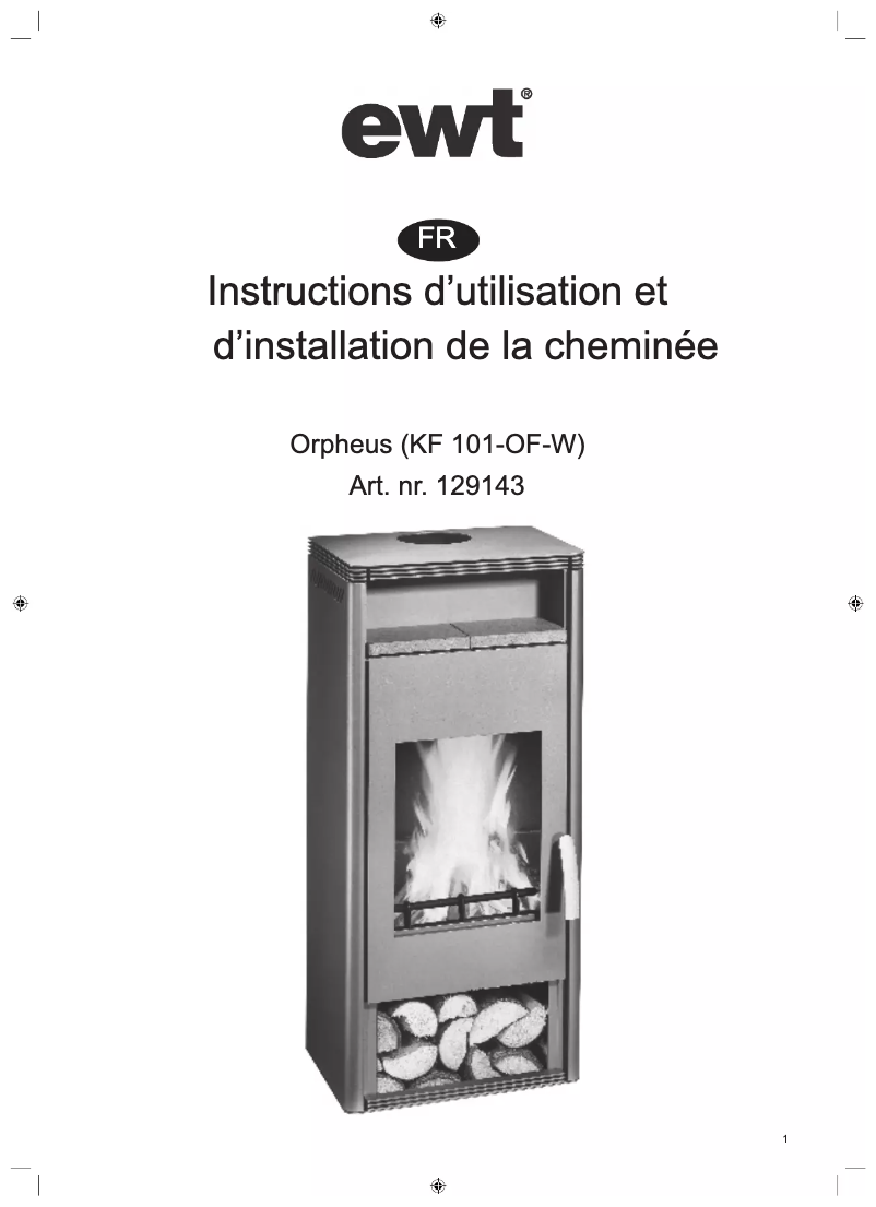 Page 1 de la notice Manuel utilisateur EWT Orpheus