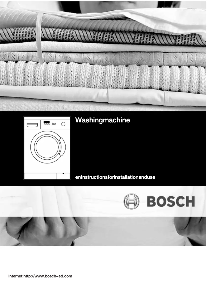 Page n°1 - Manuel utilisateur Bosch WAE 1826 KBC
