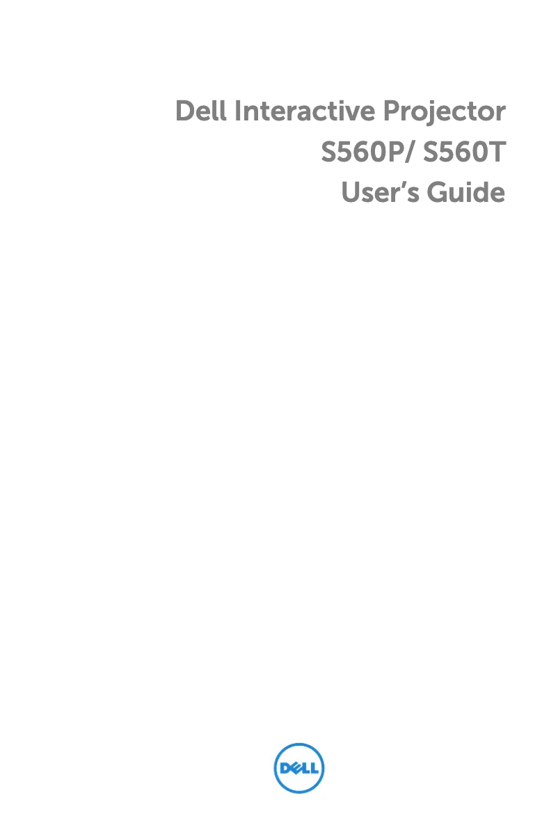 Page 1 de la notice Manuel utilisateur Dell S560T