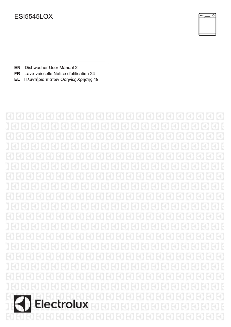 Page 1 de la notice Manuel utilisateur Electrolux ESI5545LOX