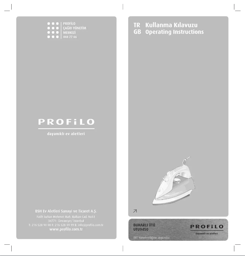 Image de la première page du manuel de l'appareil UTU9450