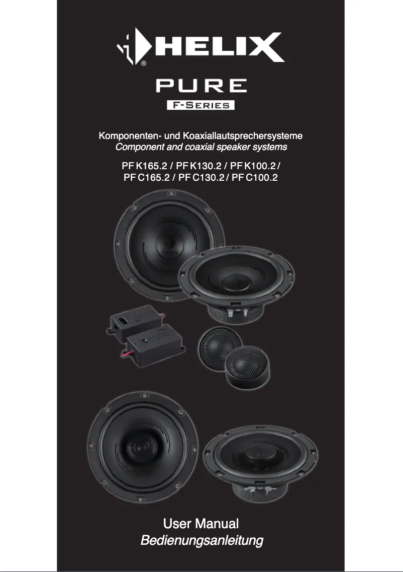 Página 1 del manual Manual de usuario Helix Pure PFC100.2