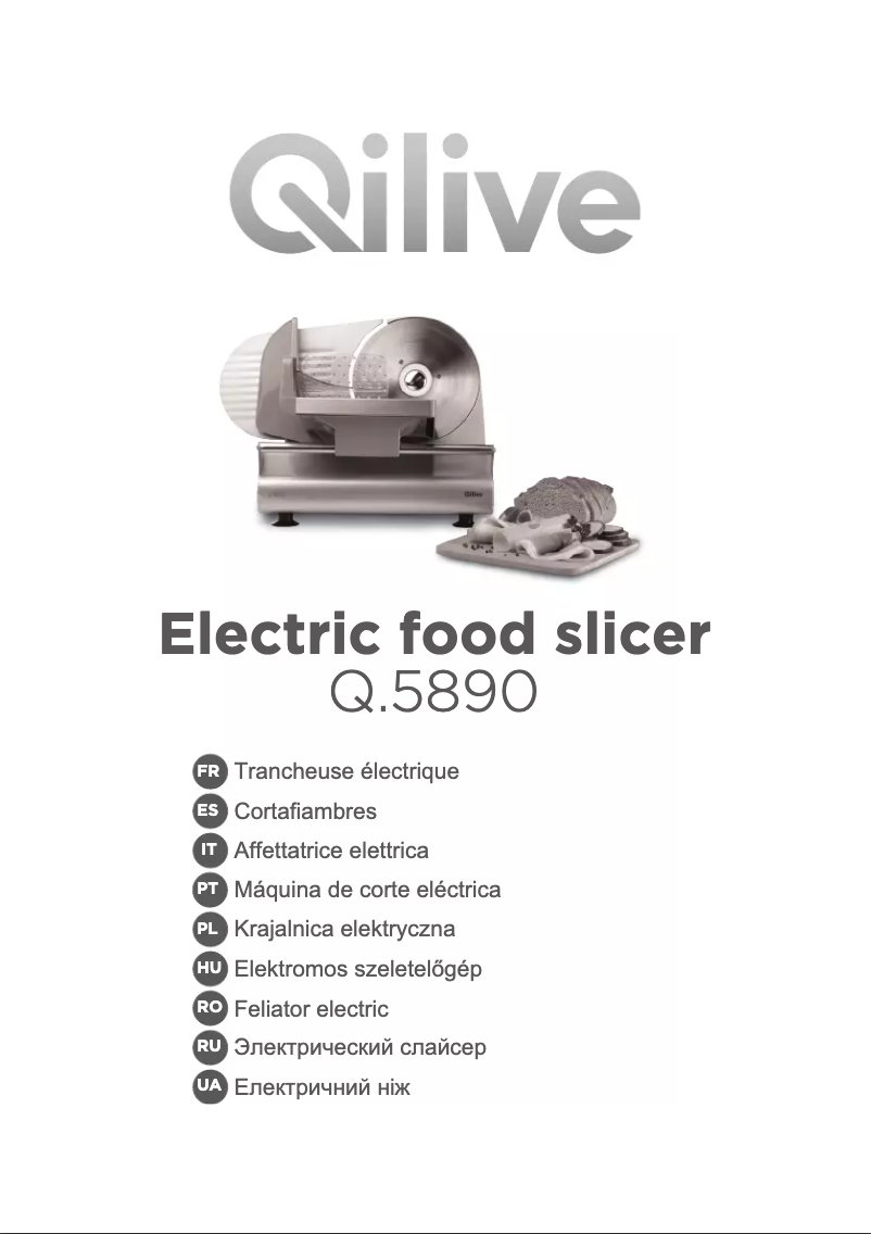 Page n°1 - Manuel utilisateur Qilive Q.5890