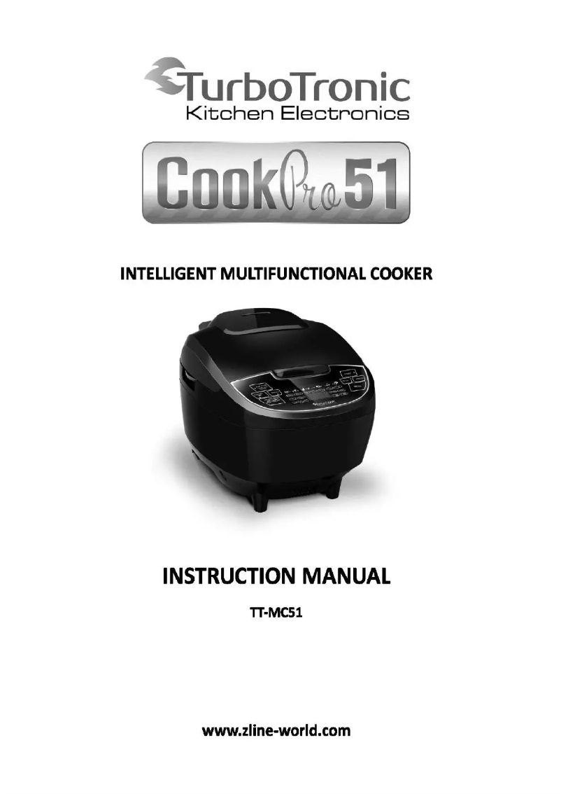 Page 1 de la notice Manuel utilisateur TurboTronic TT-MC51