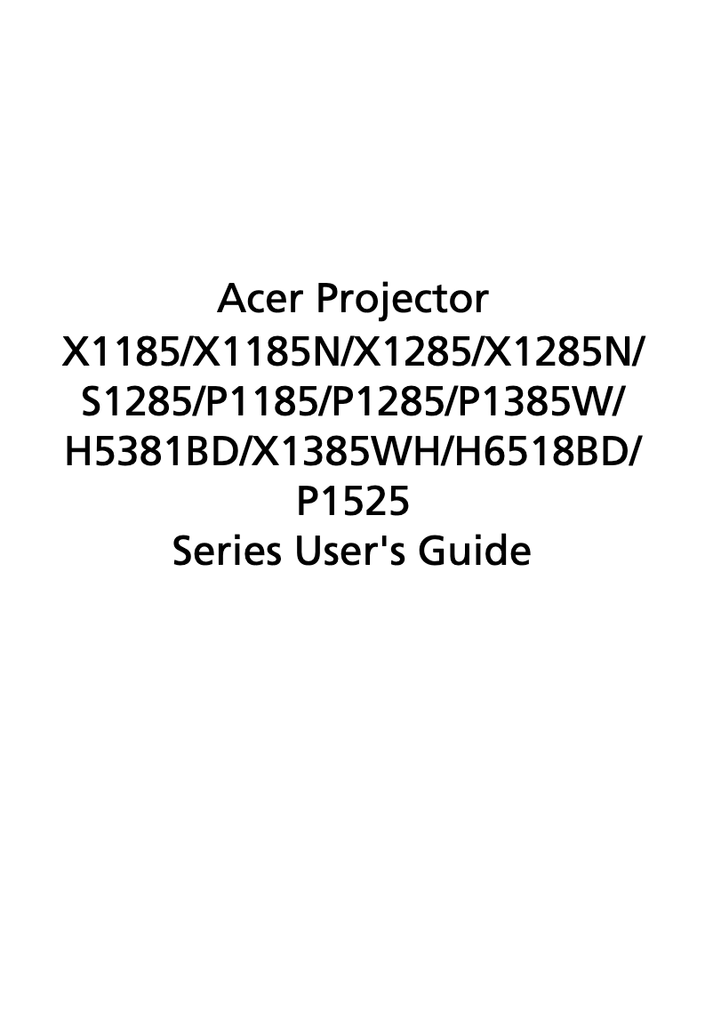 Página 1 del manual Manual de usuario Acer Home H5381BD