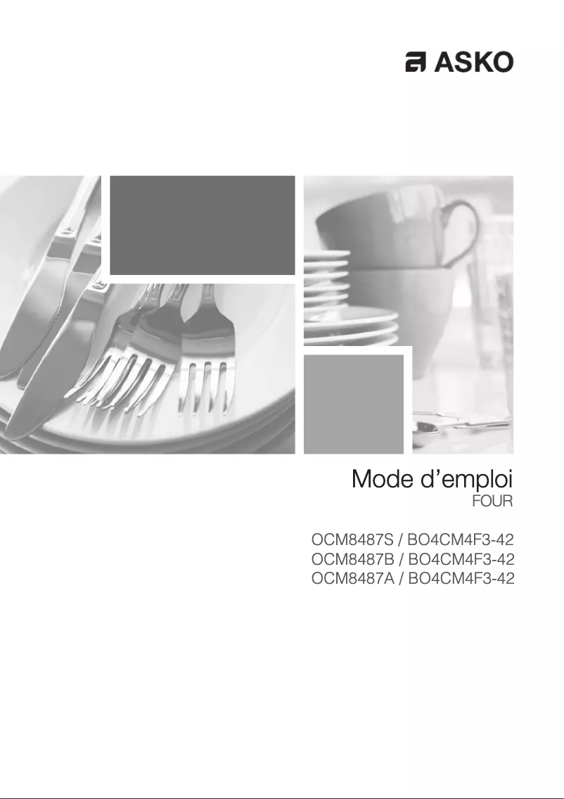 Page n°1 - Manuel utilisateur Asko OCM8487B