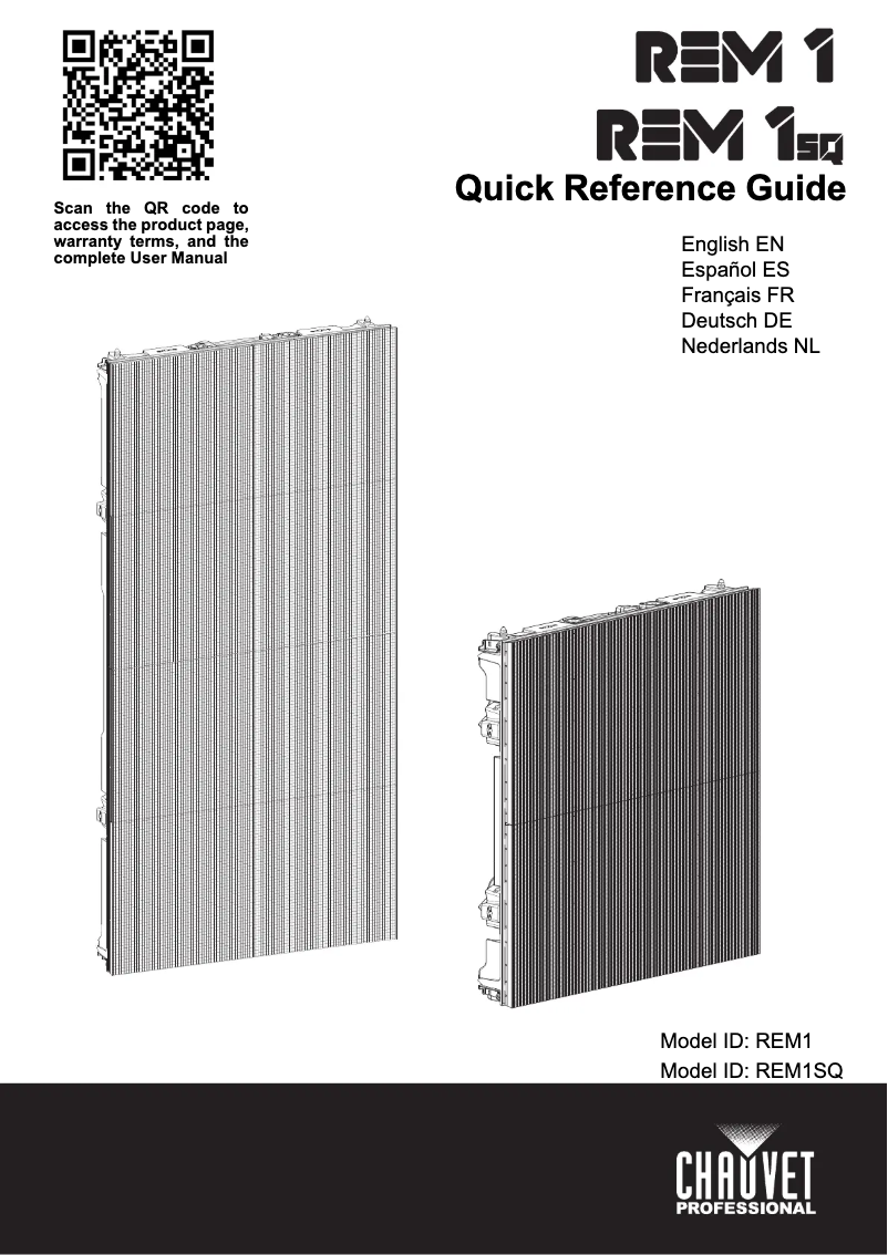 Imagen de la primera página del manual del dispositivo REM 1