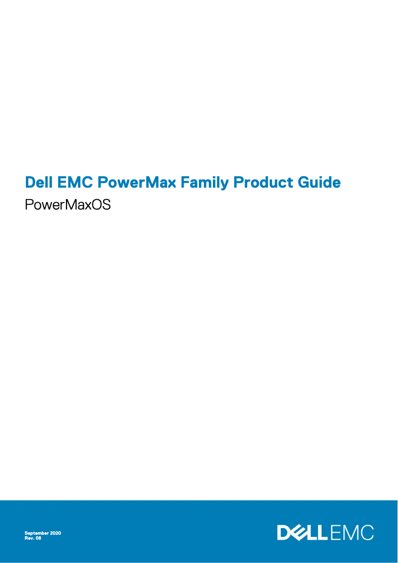 Page n°1 - Manuel utilisateur Dell PowerMax 2000
