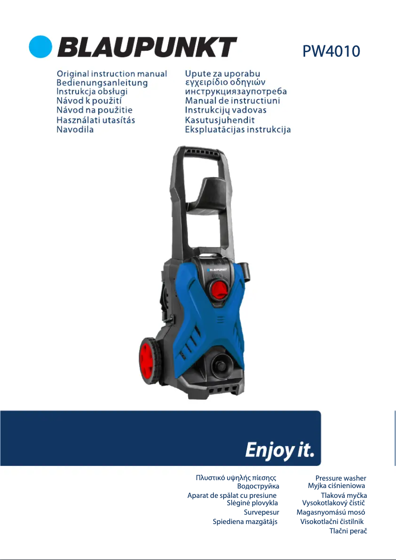 Página 1 del manual Manual de usuario Blaupunkt PW4010