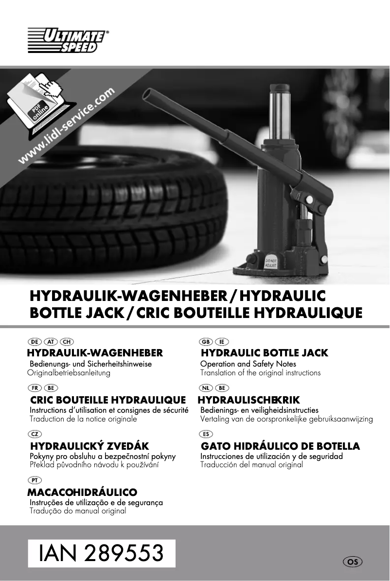 Page 1 de la notice Manuel utilisateur Ultimate Speed IAN 275331