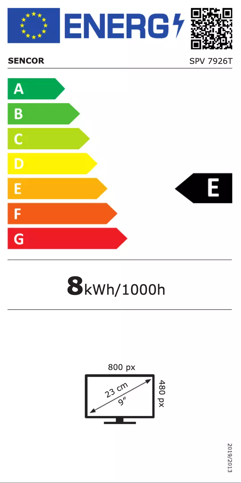 Image de la première page du manuel de l'appareil SPV 7926T