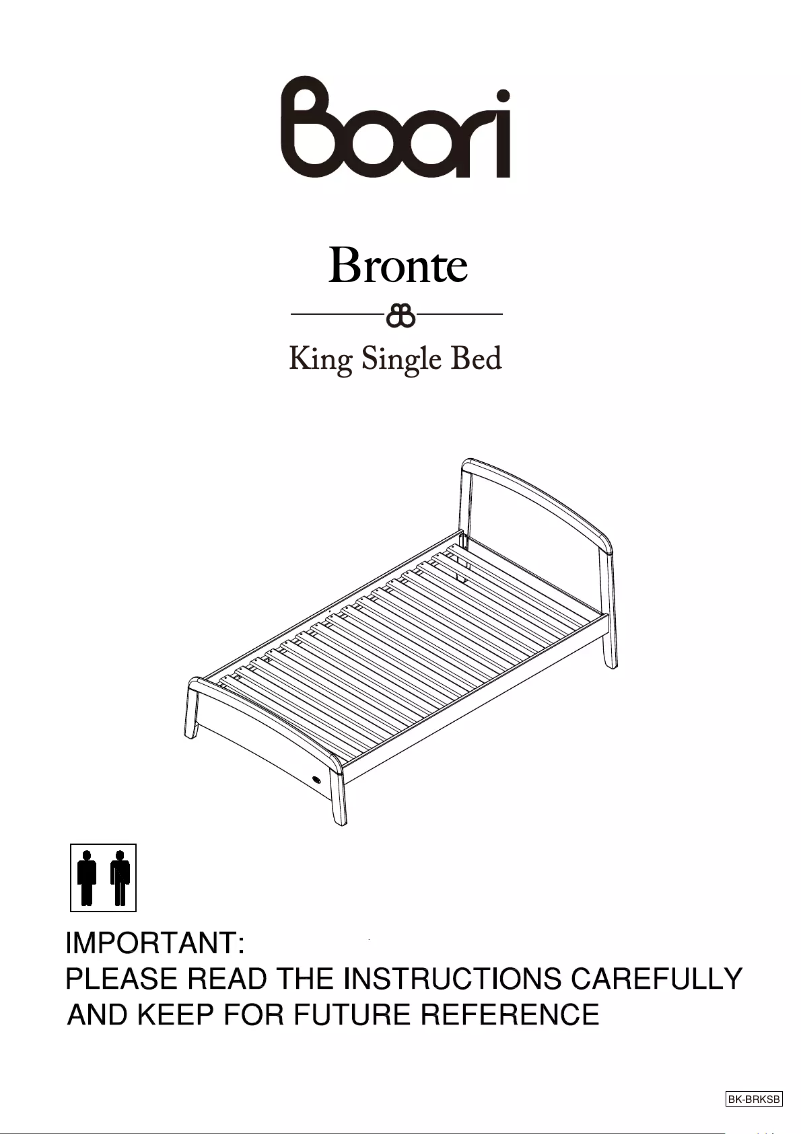 Page n°1 - Manuel utilisateur Boori Bronte