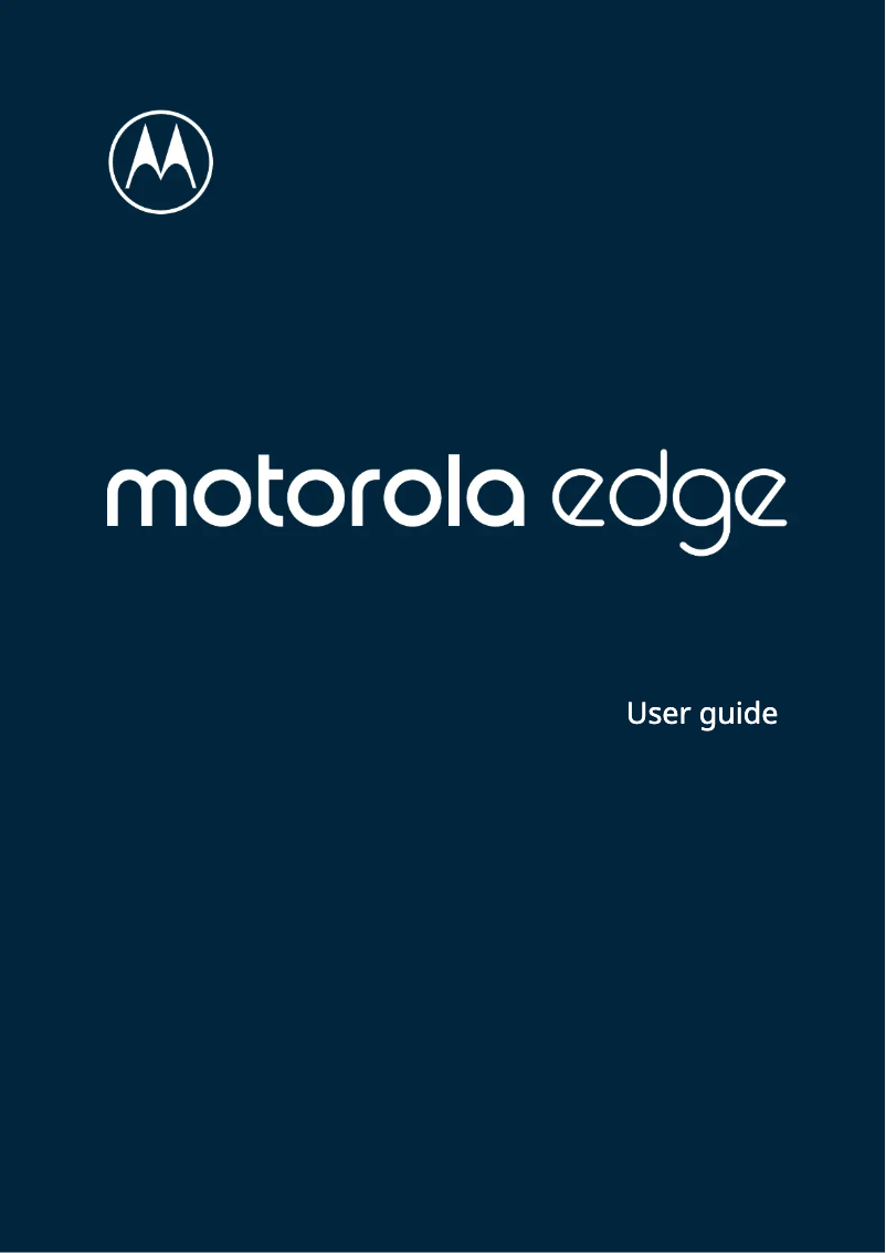 Page n°1 - Manuel utilisateur Motorola Edge 2022