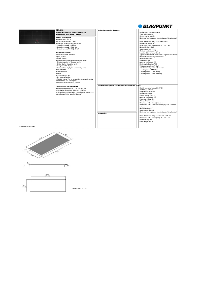 Image de la première page du manuel de l'appareil 5II94250