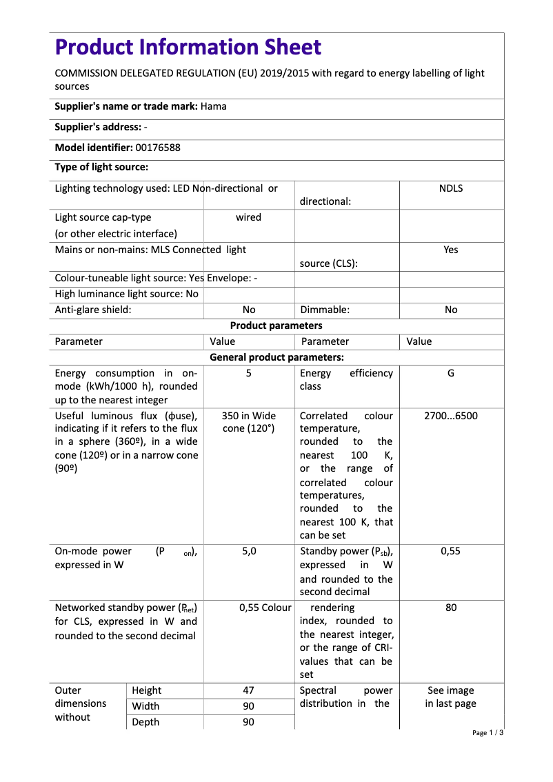 Image de la première page du manuel de l'appareil 00176588