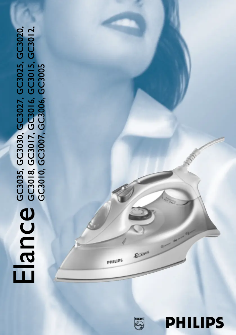 Image de la première page du manuel de l'appareil Elance GC3012