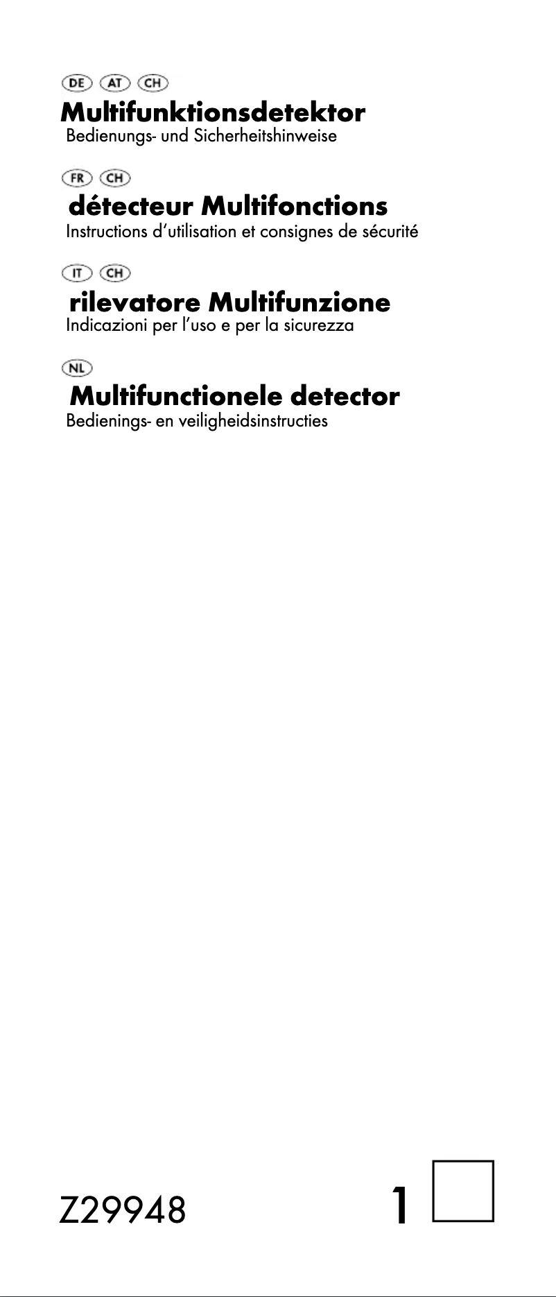 Page n°1 - Manuel utilisateur Powerfix IAN 49893