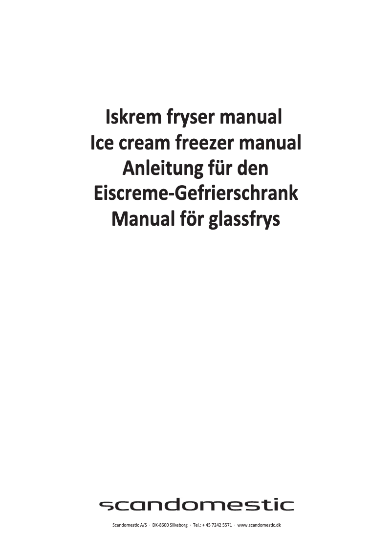 Image de la première page du manuel de l'appareil SIF700C