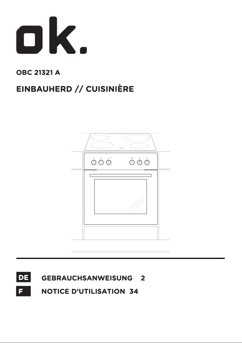 Page n°1 - Manuel utilisateur OK OBC 21321 A