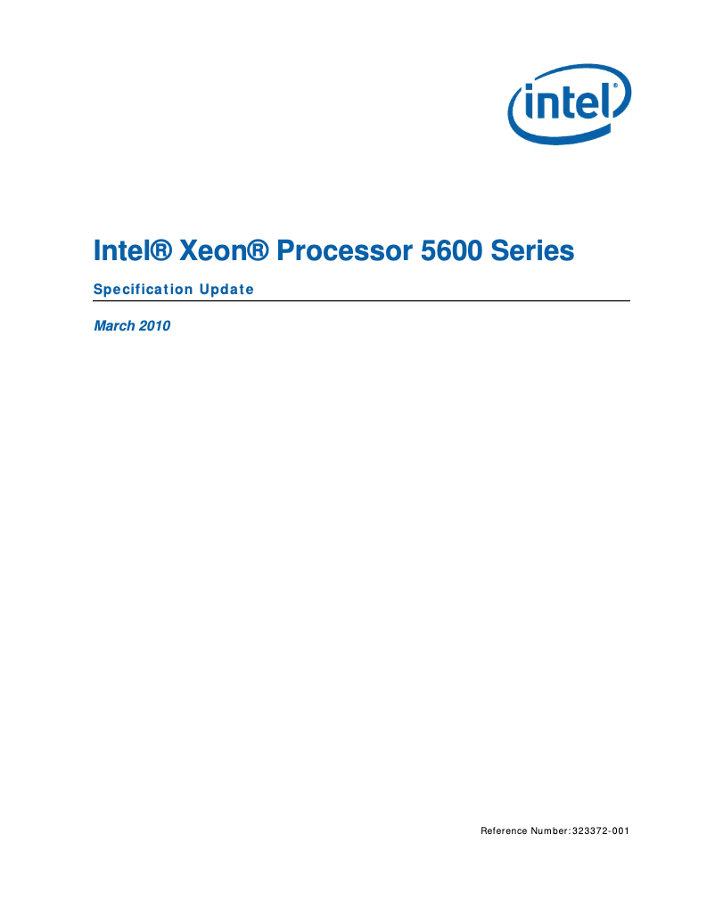 Page n°1 - Manuel utilisateur Lenovo Intel Xeon X5660