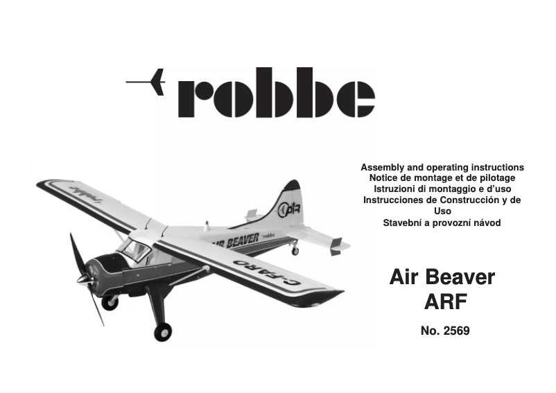 Page n°1 - Manuel utilisateur Robbe Air Beaver