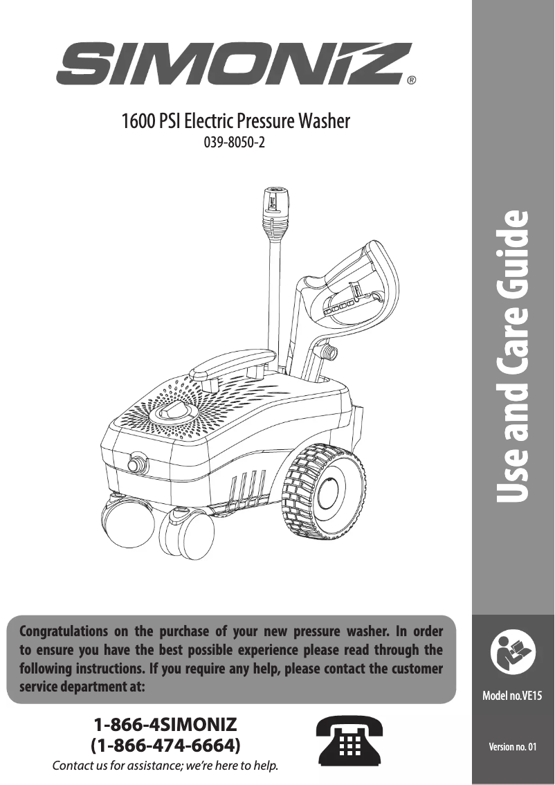 Image de la première page du manuel de l'appareil 039-8050-2