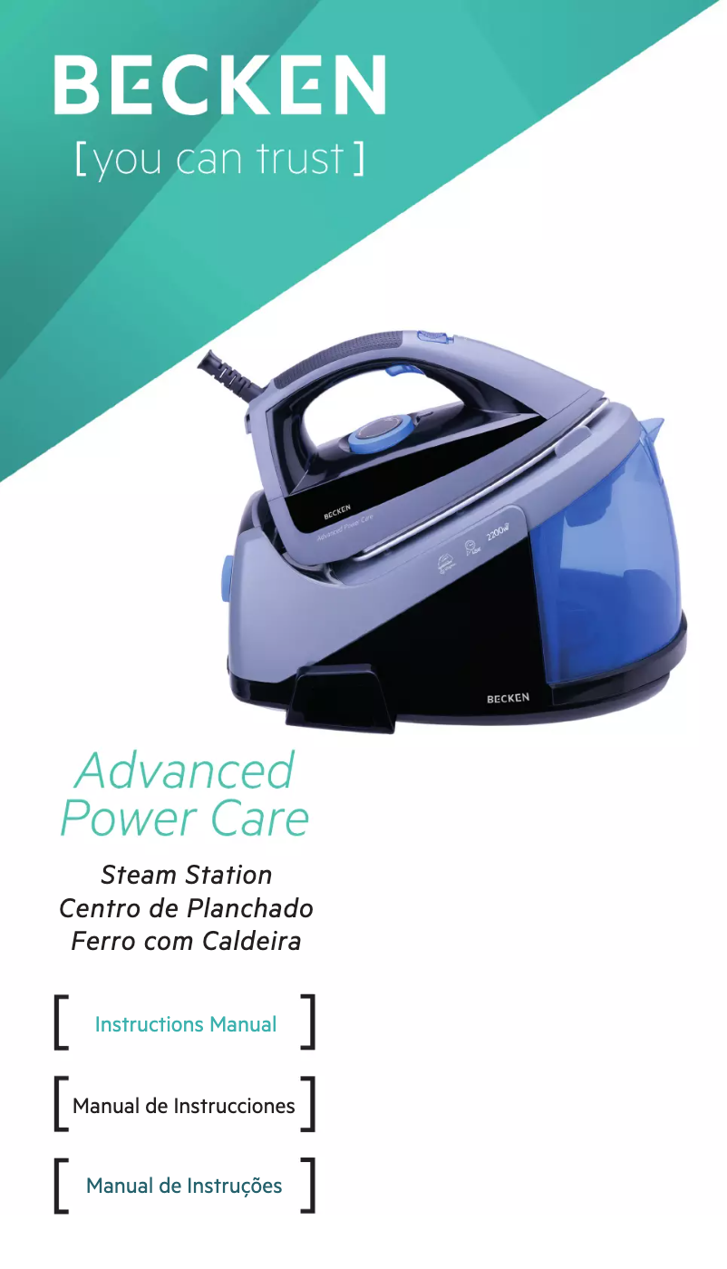 Page 1 de la notice Manuel utilisateur Becken BSS-1439