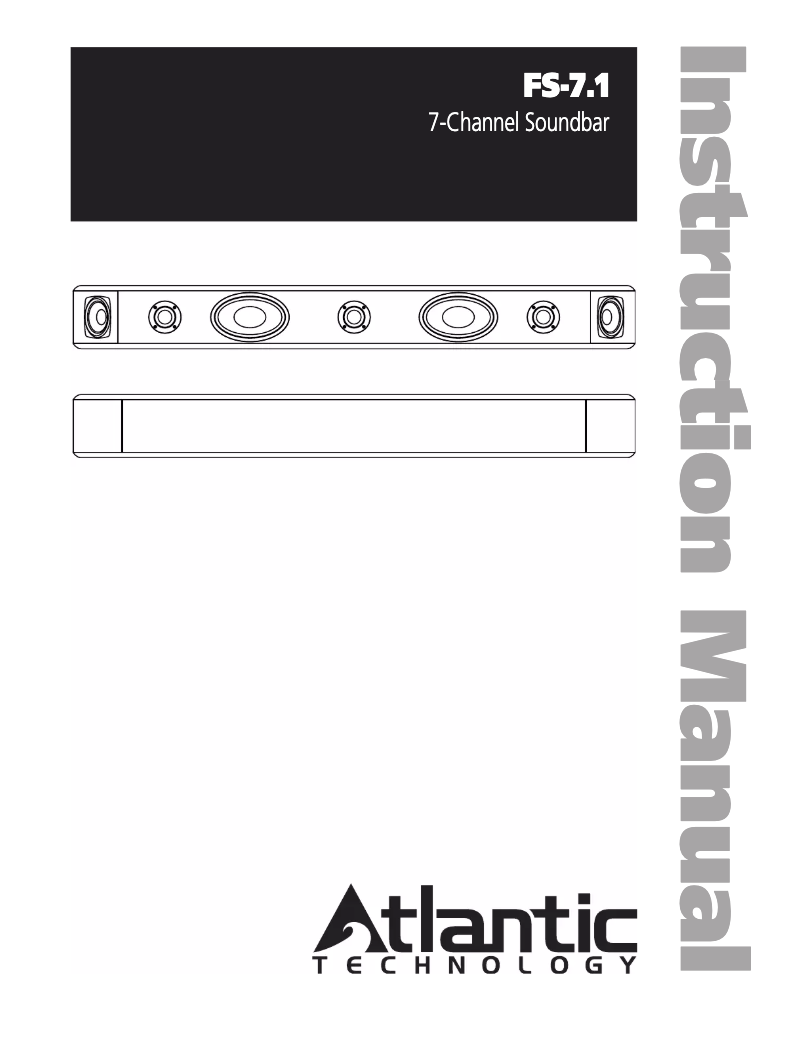 Image de la première page du manuel de l'appareil FS-7.1