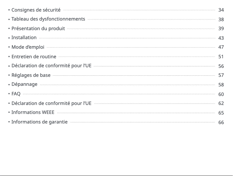 Page 1 de la notice Manuel utilisateur Roborock S6 Pure