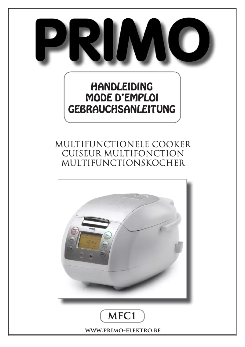 Page 1 de la notice Manuel utilisateur Primo MFC1