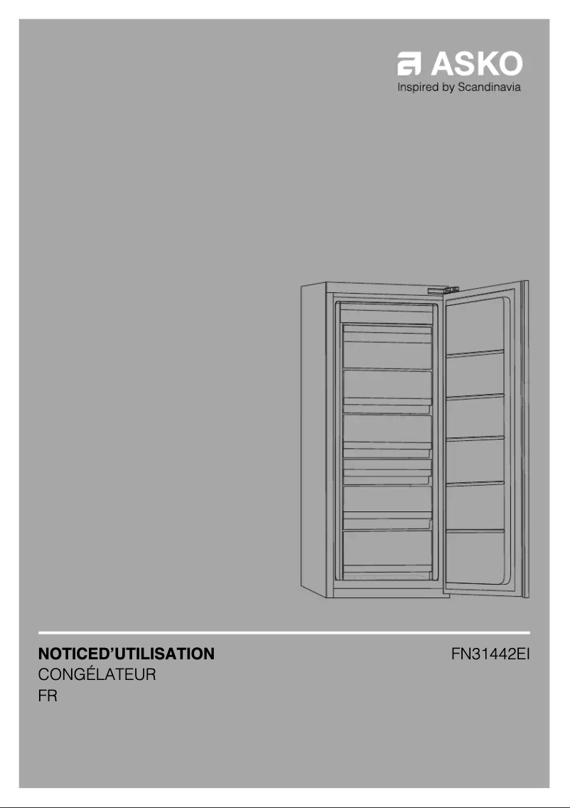 Page n°1 - Manuel utilisateur Asko FN31442EI