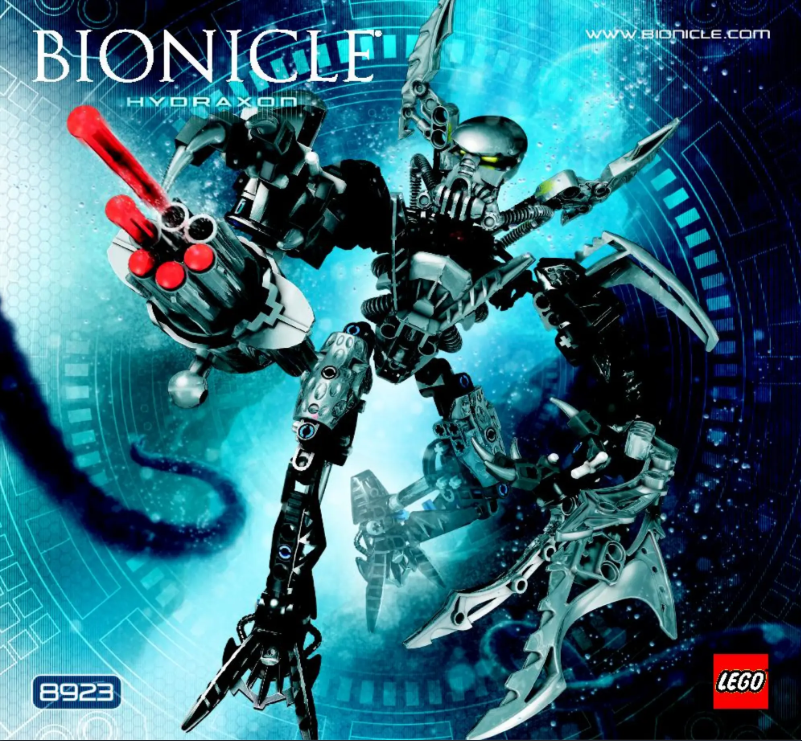 Page n°1 - Manuel utilisateur Lego Bionicle 8923