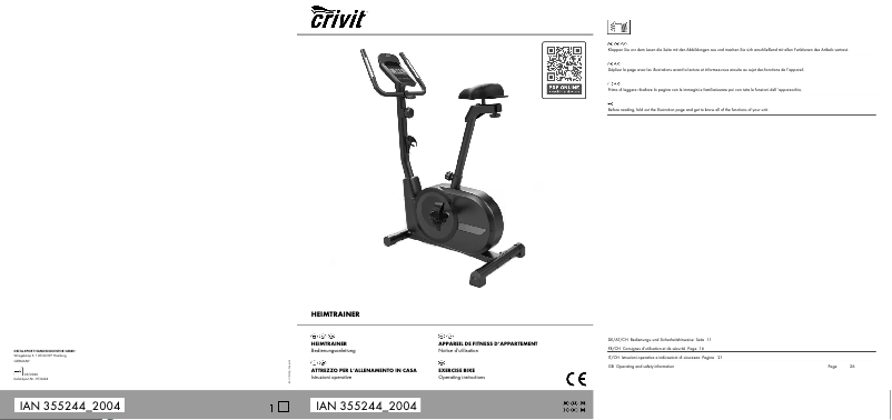 Image de la première page du manuel de l'appareil IAN 355244