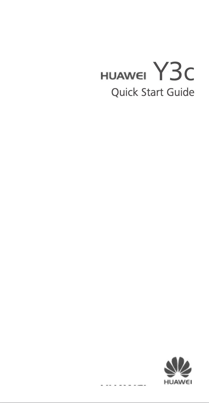 Page 1 de la notice Manuel utilisateur Huawei Y3c