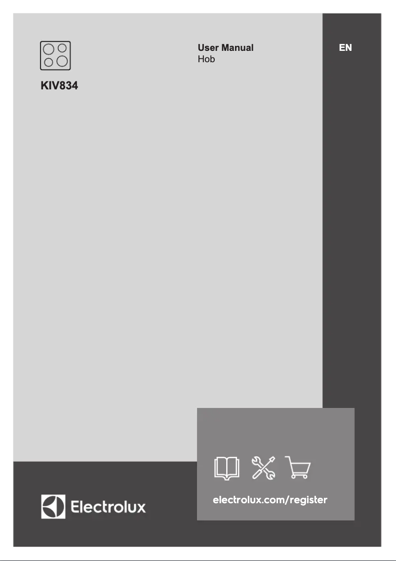 Page n°1 - Manuel utilisateur Electrolux KIV834
