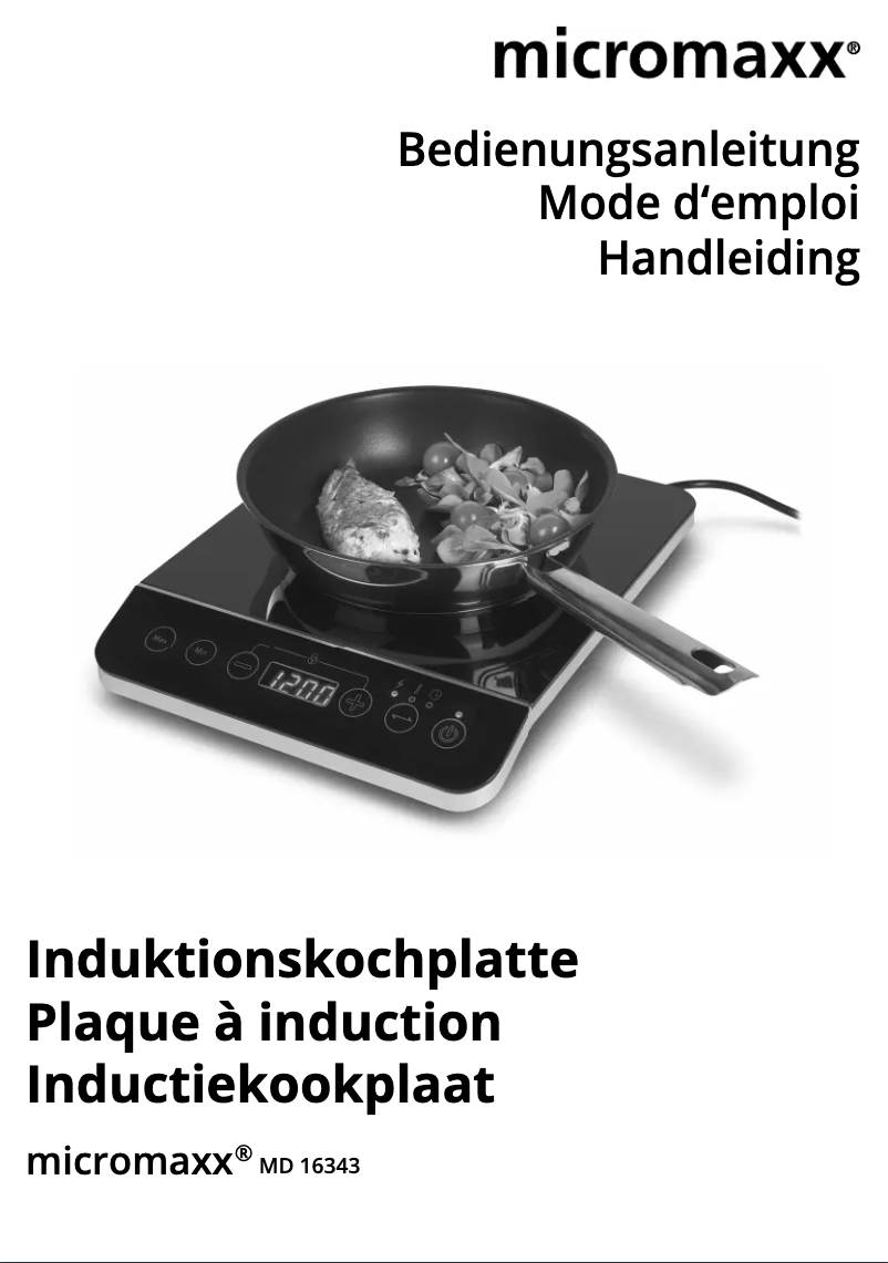 Page 1 de la notice Manuel utilisateur Micromaxx MD 16343