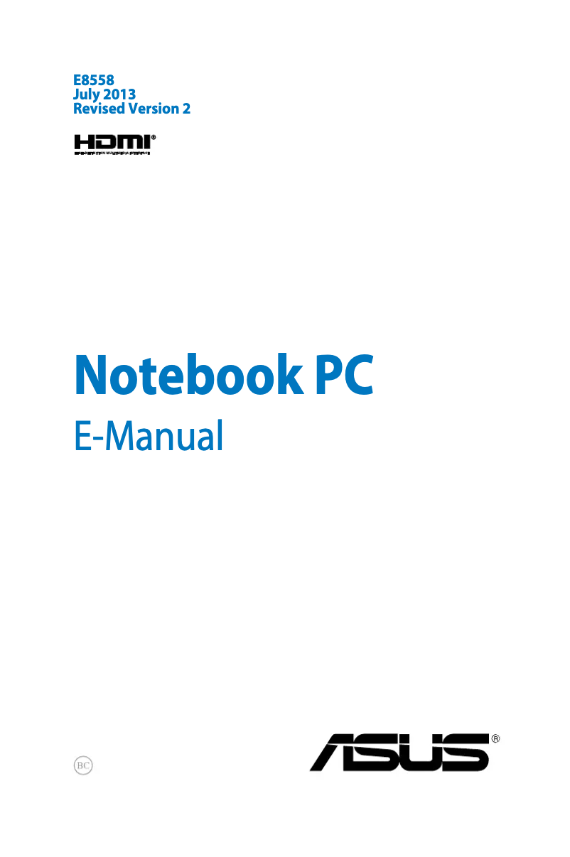 Page 1 de la notice Manuel utilisateur Asus G750JZ