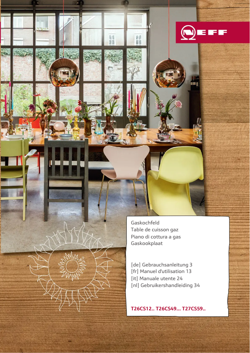 Page 1 de la notice Manuel utilisateur Neff T27CS59S0