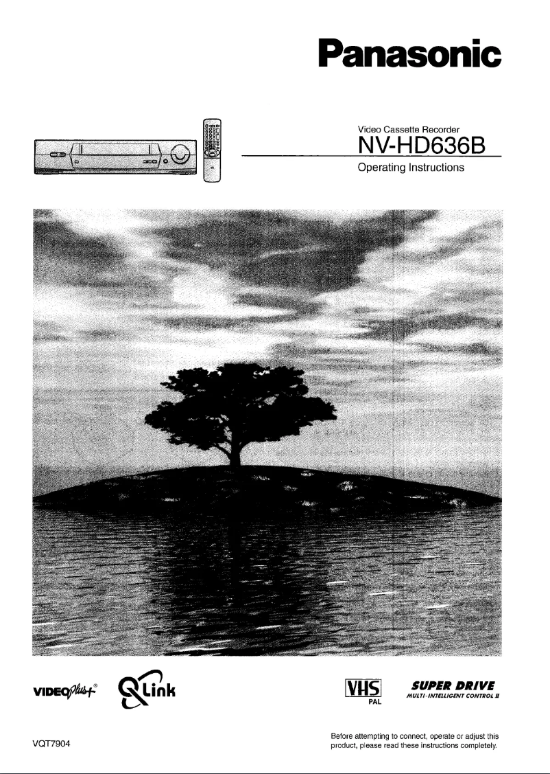 Image de la première page du manuel de l'appareil NV-HD636B