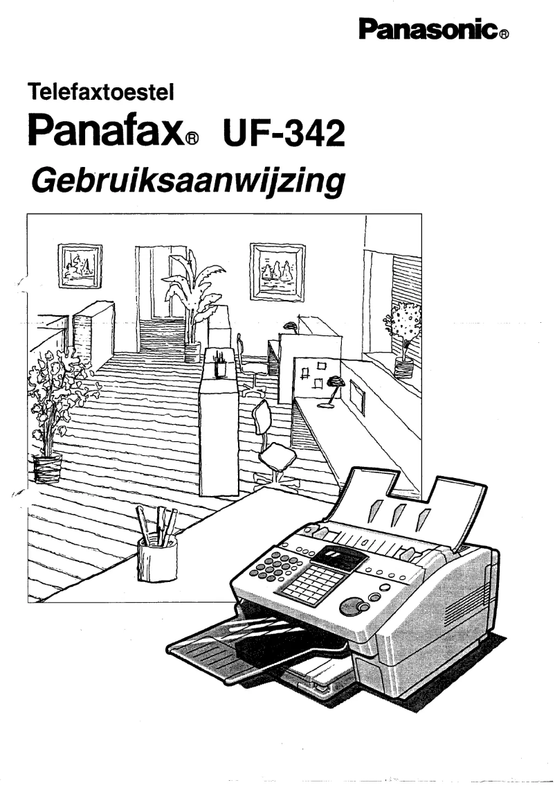 Image de la première page du manuel de l'appareil Panafax UF-342