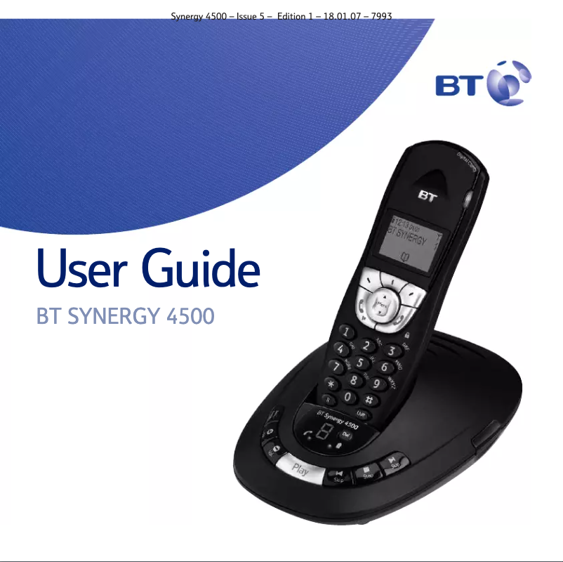 Página 1 del manual Manual de usuario British Telecom Synergy 4500 Twin