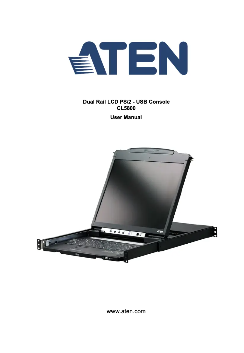 Page 1 de la notice Manuel utilisateur ATen CL5800N