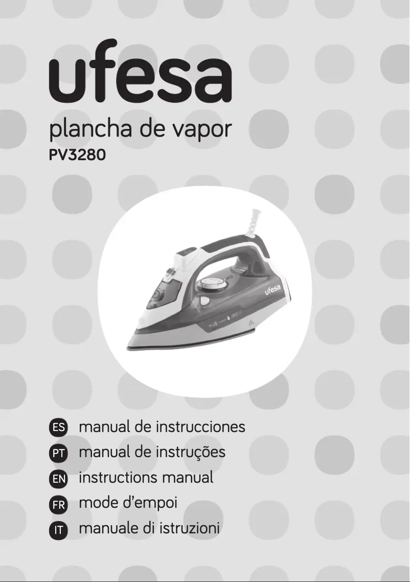 Page 1 de la notice Manuel utilisateur Ufesa Selecta PV3280