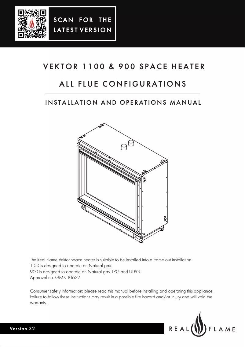 Image de la première page du manuel de l'appareil Vektor V1100